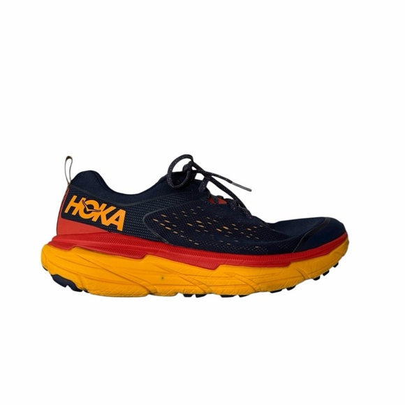 Hoka Challenger ATR 6 Trail Running Shoes Blue Yellow Size 9 Men\'s